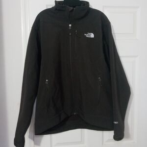 North Face Mens Apex Windbreaker Jacket Charcoal Brown Size Large